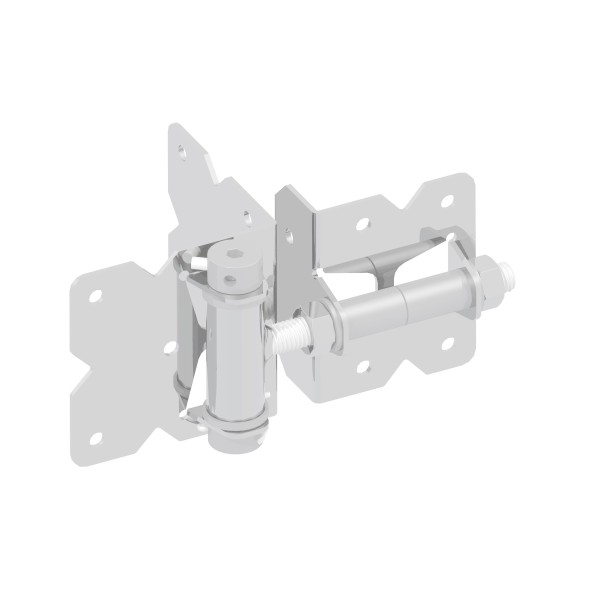 Nationwide Self-Closing Standard to Narrow Adjustable Hinge w/ Stainless Steel Screws - White - NW171SCP2-SSW