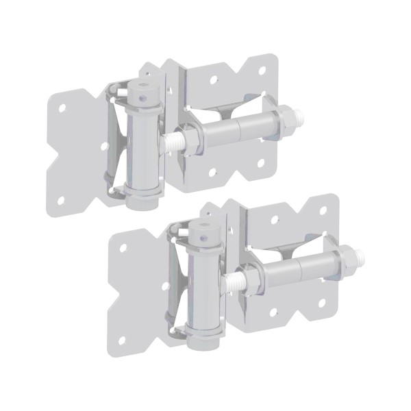 Nationwide Self-Closing Standard to Standard Adjustable Hinge w/ Self-Drilling Screws - White - NW171SCP3-SSWD