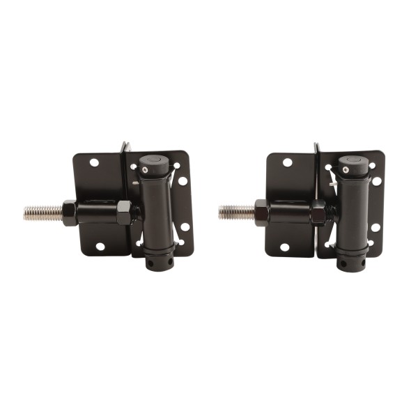 Nationwide Self-Closing Stainless Steel Horizontally Adjustable Hinge (Black) - NW171SCP5-SSB (Default)