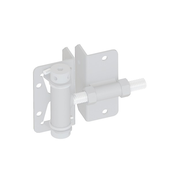 Nationwide Self-Closing Small Profile Adjustable Hinge w/ Stainless Steel Screws - White - NW171SCP5-SSW
