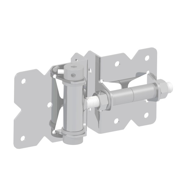 Nationwide Self-Closing Narrow to Narrow Adjustable Hinge w/ Stainless Steel Screws - White - NW171SCP-SSW