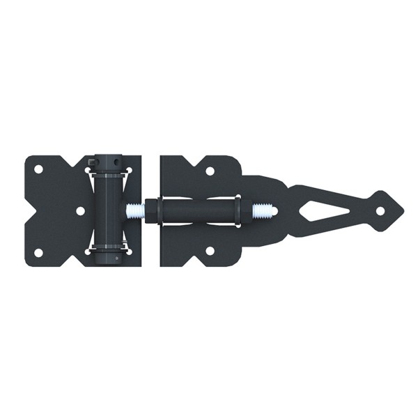 Nationwide Self-Closing Stainless Steel Adjustable T-Hinge - Black - NW171SCPT-BK