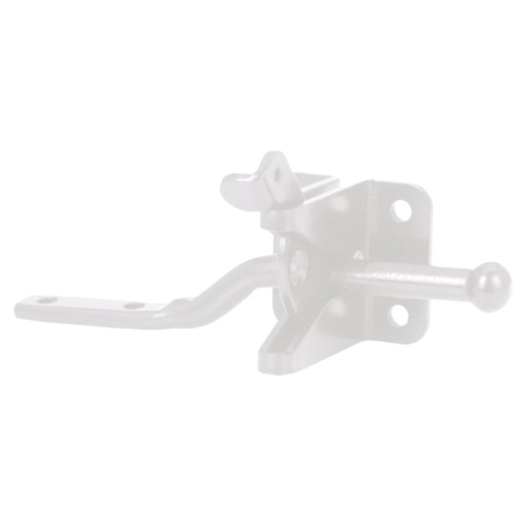 Nationwide Gravity Latch Stainless Steel - White - NW38204SSW