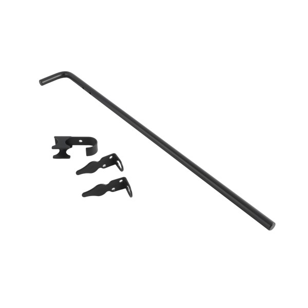 Nationwide 24" Aluminum Drop Rod with Stainless Steel Self Drilling Screws - NW38305A1-24BK 