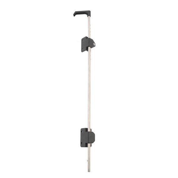 Nationwide 36" Stainless Steel Lockable Drop Rod with Stainless Steel Screws for Metal and Vinyl Gates (Black) (Default)