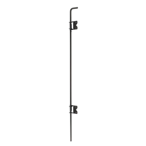 Nationwide 48" Stainless Steel Heavy-Duty Drop Rod (Self-Drilling Screws Included) - Black - NW38305N-48SSBD