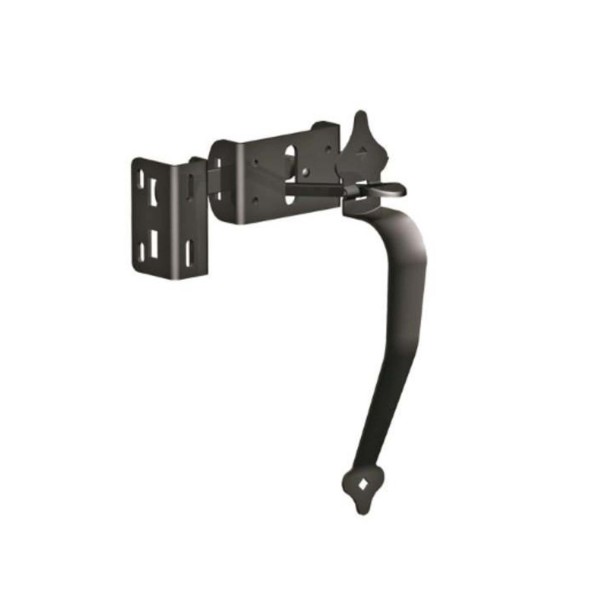 Nationwide Ornamental Thumb Latch 7" - Black - NW38306A