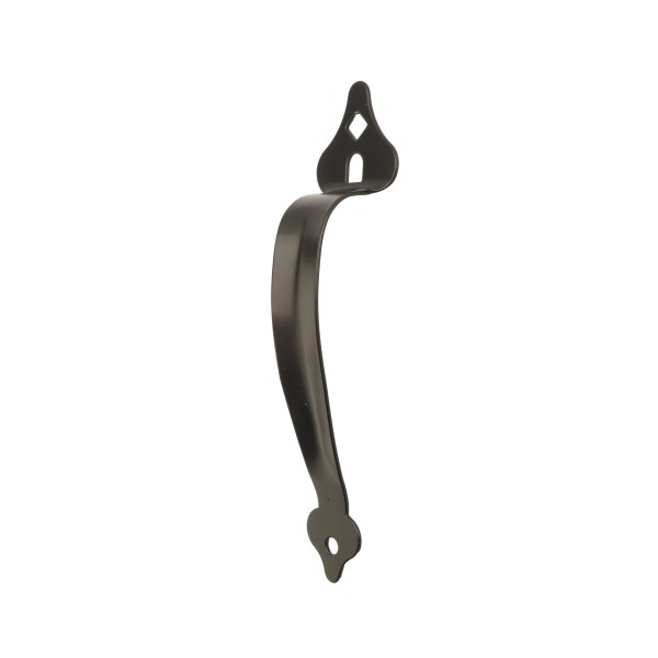 Nationwide Stainless Steel Ornamental Gate Handle - Black - NW38396-SSB