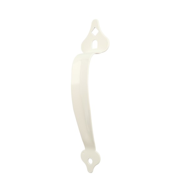 Nationwide Stainless Steel Ornamental Gate Handle - White - NW38396-SSW