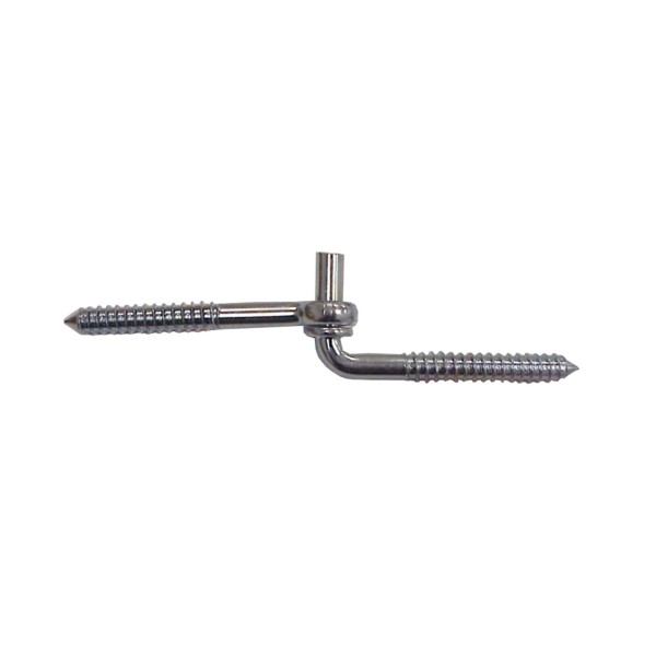 Nationwide 1/2" x 4" Screws Hook & Eye - Zinc-Plated Steel - NW38603