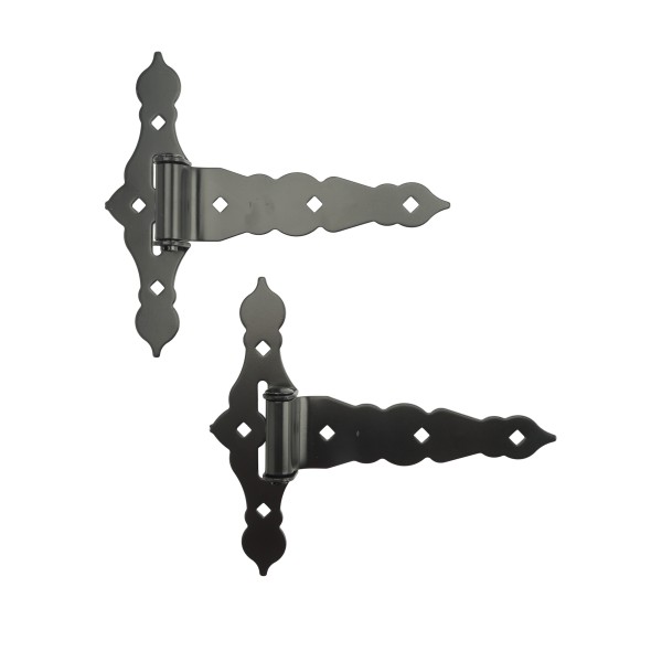 Nationwide Ornamental T-Hinge 10" - Black - NW38933MDQ