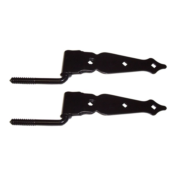 Nationwide Screws Hook & Strap Hinge - Black - NW38934Q