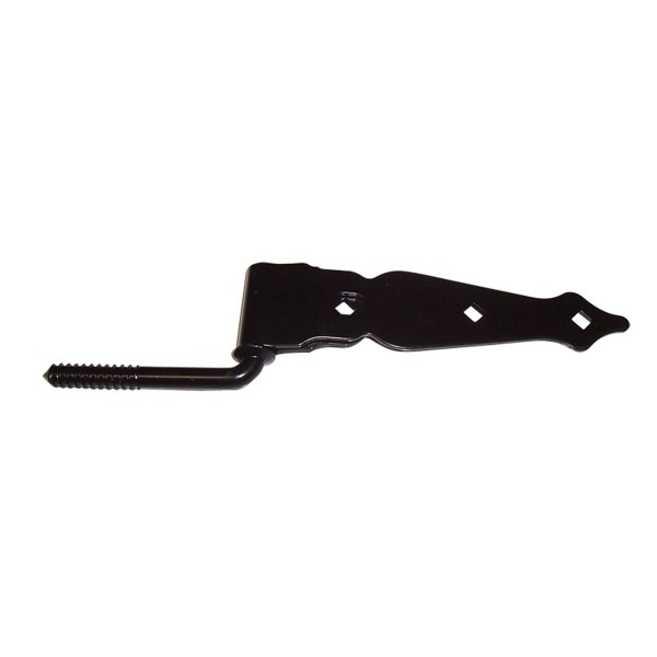 Nationwide Screws Hook & Strap Hinge - Black - NW38934Q