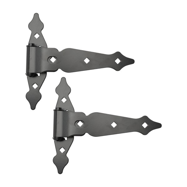 Nationwide Ornamental 8" T-Hinge - Black - NW38937Q