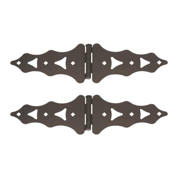 Nationwide Traditional 8" Strap Hinge - Black - NW38940Q