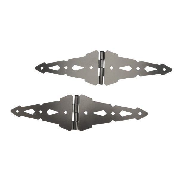 Nationwide Contemporary 10" Strap Hinge - Black - NW38942Q