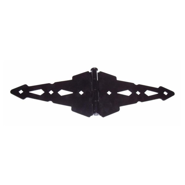 Nationwide 8" Contemporary Double Strap Hinge - Black - NW38944SS