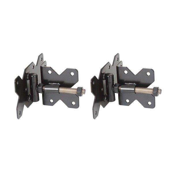 Nationwide Stainless Steel Adjustable Wall Mount Hinge w/ Self-Drilling Screws - White - NW38951NWV-SSWD