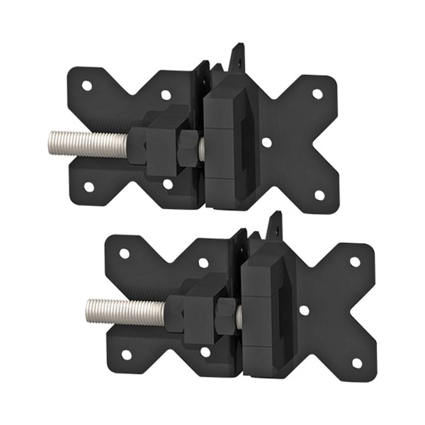 Nationwide Adjustable Stainless Steel Hinge w/ Heavy Rod - Black - NW38954-SSB