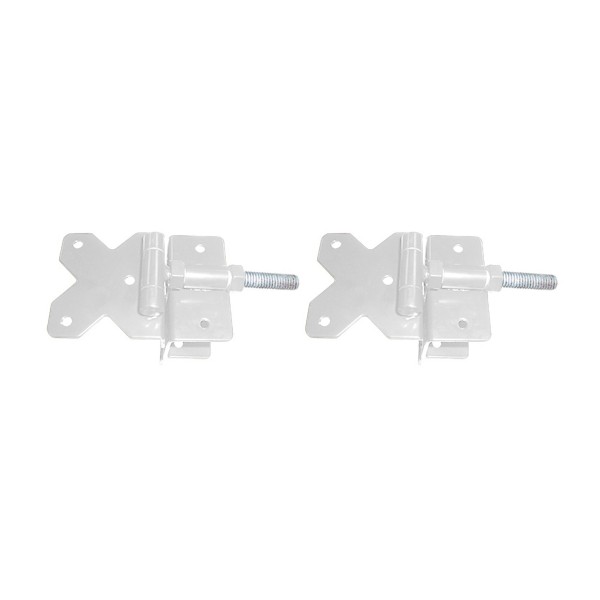 Nationwide Adjustable Stainless Steel 3-Sided Hinge - White - NW38955-SSW