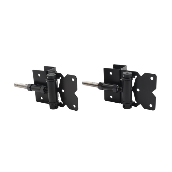 Nationwide Stainless Steel Adjustable Hinge for 1-1/2" Gate Frames - Black - NW6082ASCP-SSB