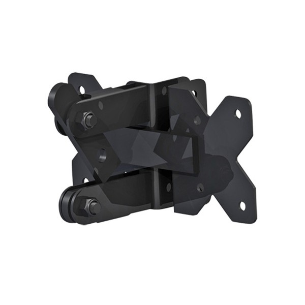 Nationwide One-Side Latch Stainless Steel - Black - NW6160-SSB