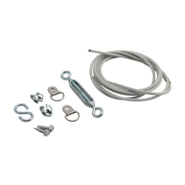 Nationwide 9' Anti-Sag Kit with Steel Cable & Plastic Coating (Clear) - NW6296-CL