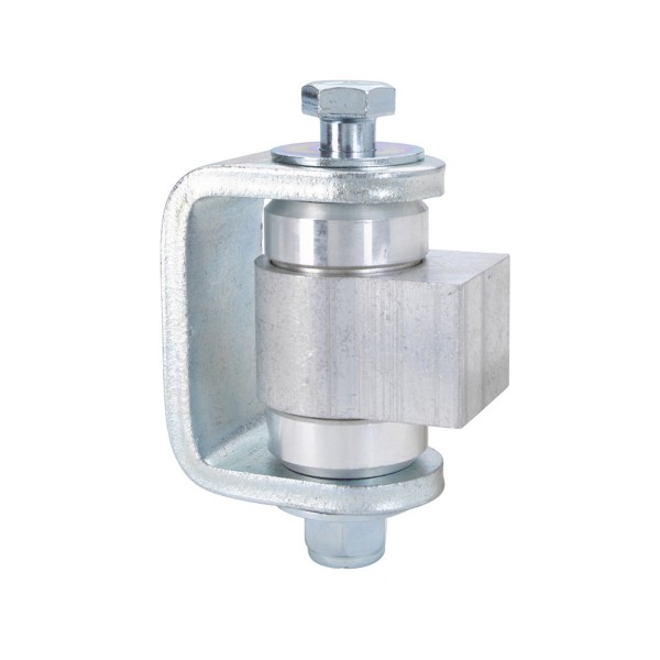 Nationwide Heavy-Duty Ball Bearing Gate Hinge - Unpainted Aluminum Weld-On Body & Unpainted Steel Weld-On Yoke