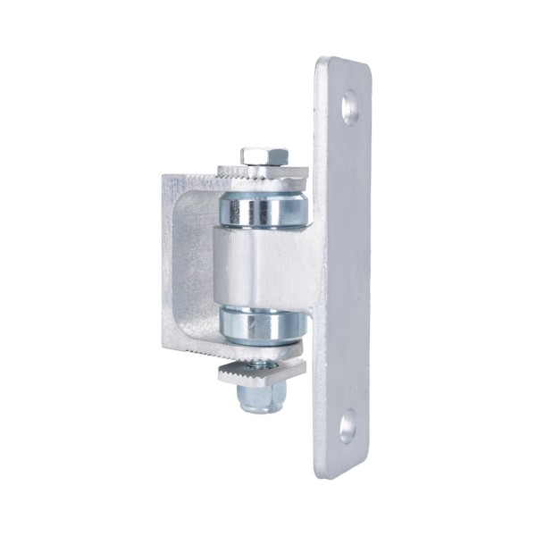 Nationwide Heavy-Duty Ball Bearing Gate Hinge - Unpainted Steel Bolt-On Body & Unpainted Aluminum Weld-On Yoke