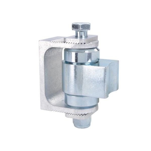 Nationwide Heavy-Duty Ball Bearing Gate Hinge - Unpainted Steel Weld-On Body & Unpainted Aluminum Weld-On Yoke 