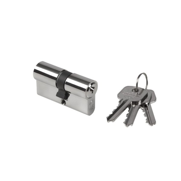 Locinox Brass 2-1/8" Europrofile Cylinder with 3 Keys (Keyed-Alike) - P00006338