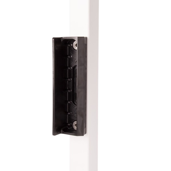 Locinox Polyamide Gate Keep for Rectangular Profiles (RAL 9010 Pure White) - SMKLQF-9010