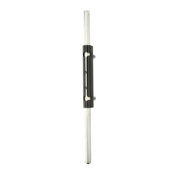 Locinox Surface Mounted Drop Bolt with Aluminum Bolt (RAL9005 Black) Quick-Fix - VSA-K-QF1BL-9005