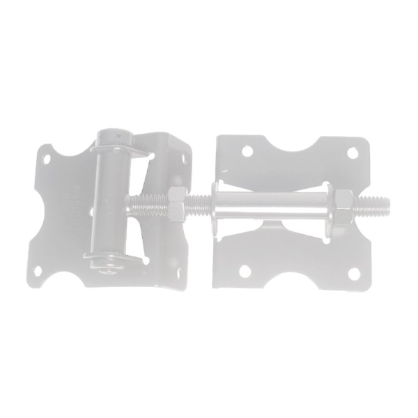 Nationwide 3.5" Square Narrow to Narrow U-Notch Multi-Adjustable Hinge w/ Self-Drilling Screws - White - WI-6000-MA-SSW
