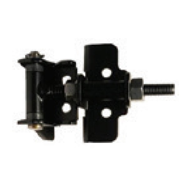 Nationwide Small Profile Self Closing Hinge Pair with Stainless Steel Self-Drilling Screws (Black) - WI-62SC-SS 