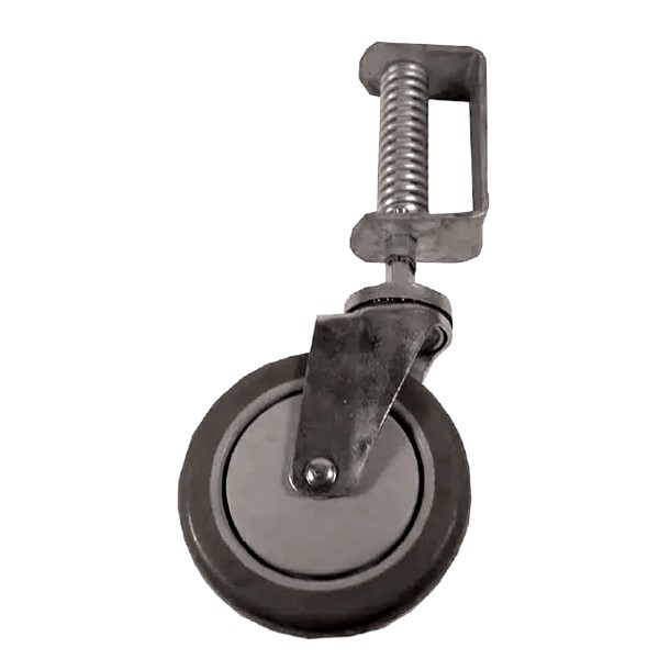 Nationwide 360&deg; Swivel Swing Gate Wheel | Zinc Plated Housing | Nylon Wheel - WI-SPW-6