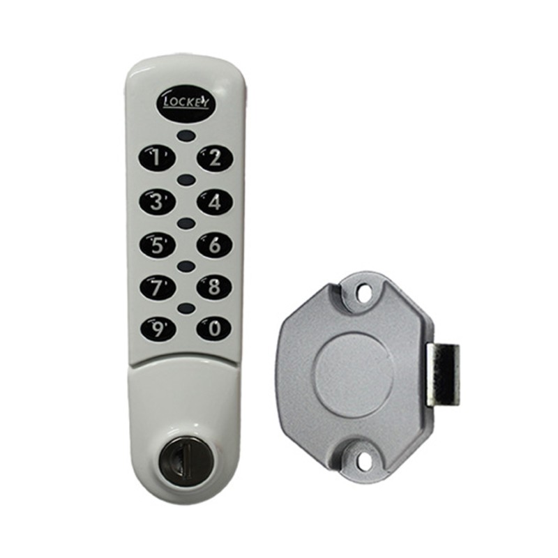 Lockey EC780 Standard Digital Cabinet Lock with Keypad Access - White ...