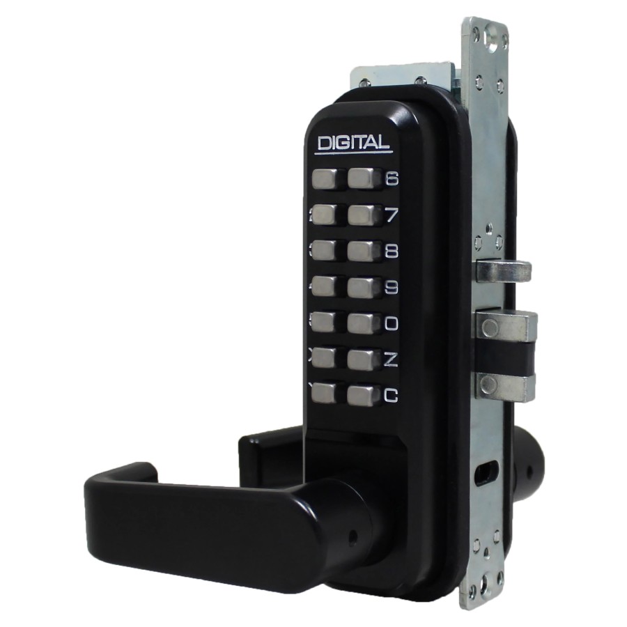 Spring Key Overide Lockey 2985 Keyless Double Combination Deadlocking Spring Latch Lock ...