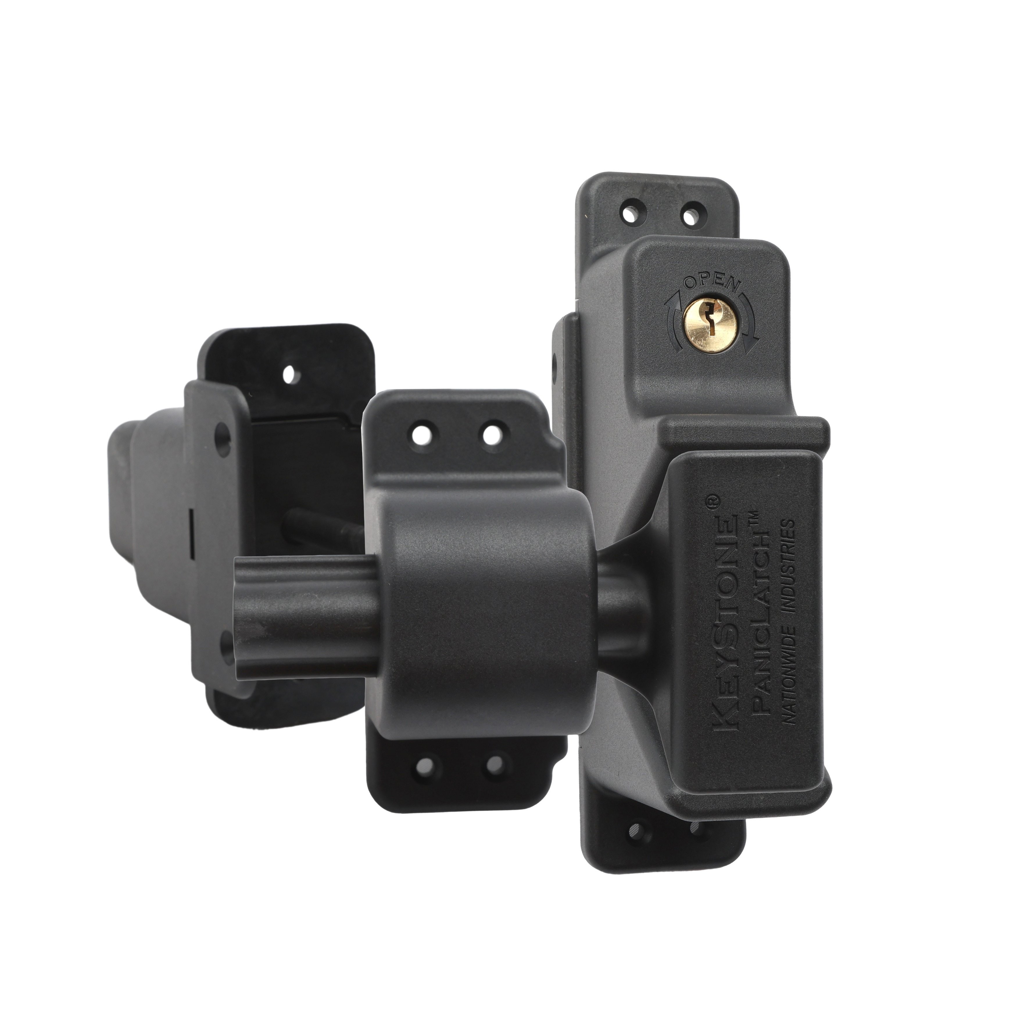 Keystone Latch Nationwide Keystone PanicLatch Heavy-Duty, Self-Locking Gate Latch with ...