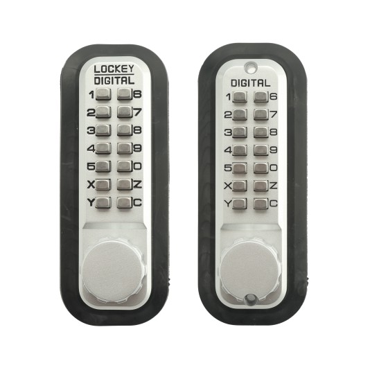 Lockey 2210DC Series Keyless Deadbolt Double Combination Mechanical Lock (Marine Grade, Double Combination) - 2210-MG-DC