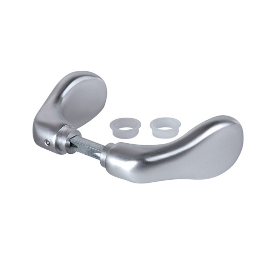Aluminium handle pair with 2-1/2" follower