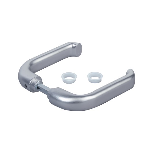Aluminium handle pair with 2-1/2" follower
