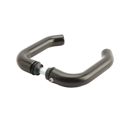 Black anodized aluminum handle pair with 60 mm follower