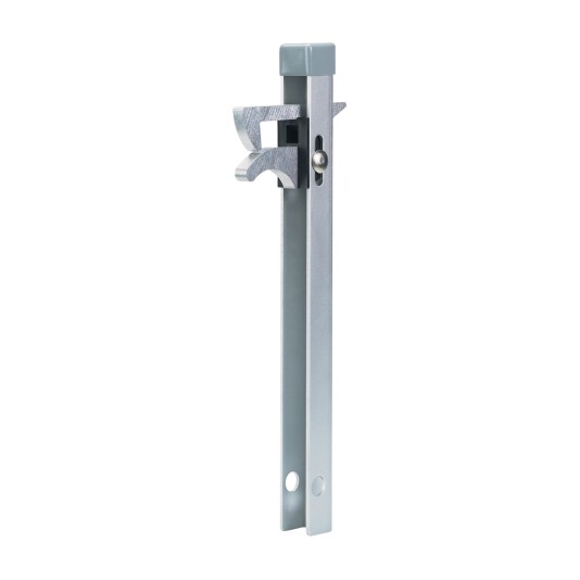 Gate hold-back catch hot-dip galvanized - For gate profiles with a max. width of 2"