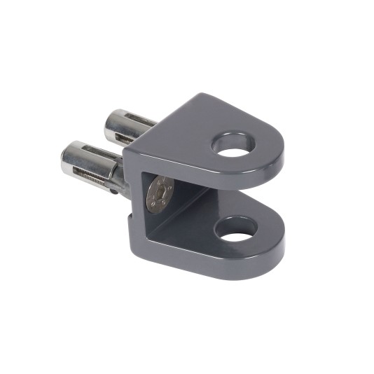 Bolt-on U-shaped earplate with Quick-Fix (2 pieces) -  M16 - Uncolored
