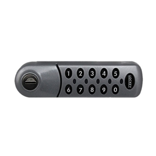 Lockey EC780 Series Standard Digital Electronic Cabinet Lock (Silver, Right-Handed Orientation) - EC780-S-R
