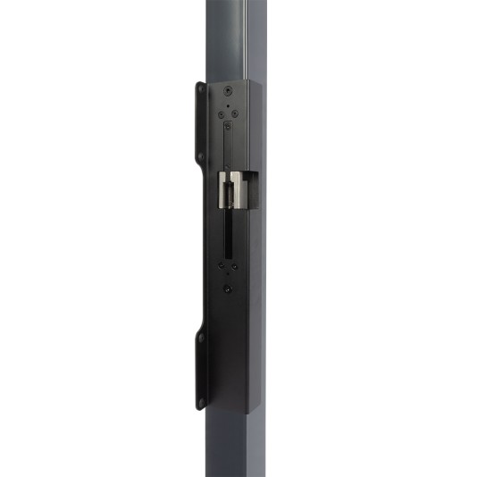 Built-in electric keep for Fortylock, Fiftylock and Sixtylock insert locks For 1-9/16" gate profiles - Fail Open, without stop plate - RAL 9005