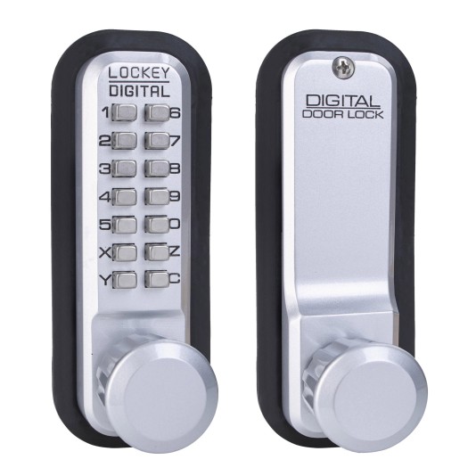 Lockey 2830 Series Mechanical Keyless Knob-Style Lock With Passage Function (Marine Grade, Single Combination) - 2830-MG-SC