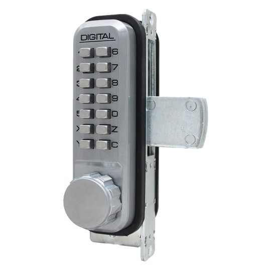 Lockey 2900 Series Mechanical Keyless Narrow Stile Deadbolt Lock (Marine Grade, Single Combination) - 2900-MG-SC