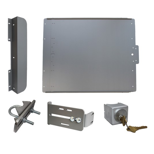 Lockey ED50S Edge Panic Shield Safety Kit (Silver) - ED50S